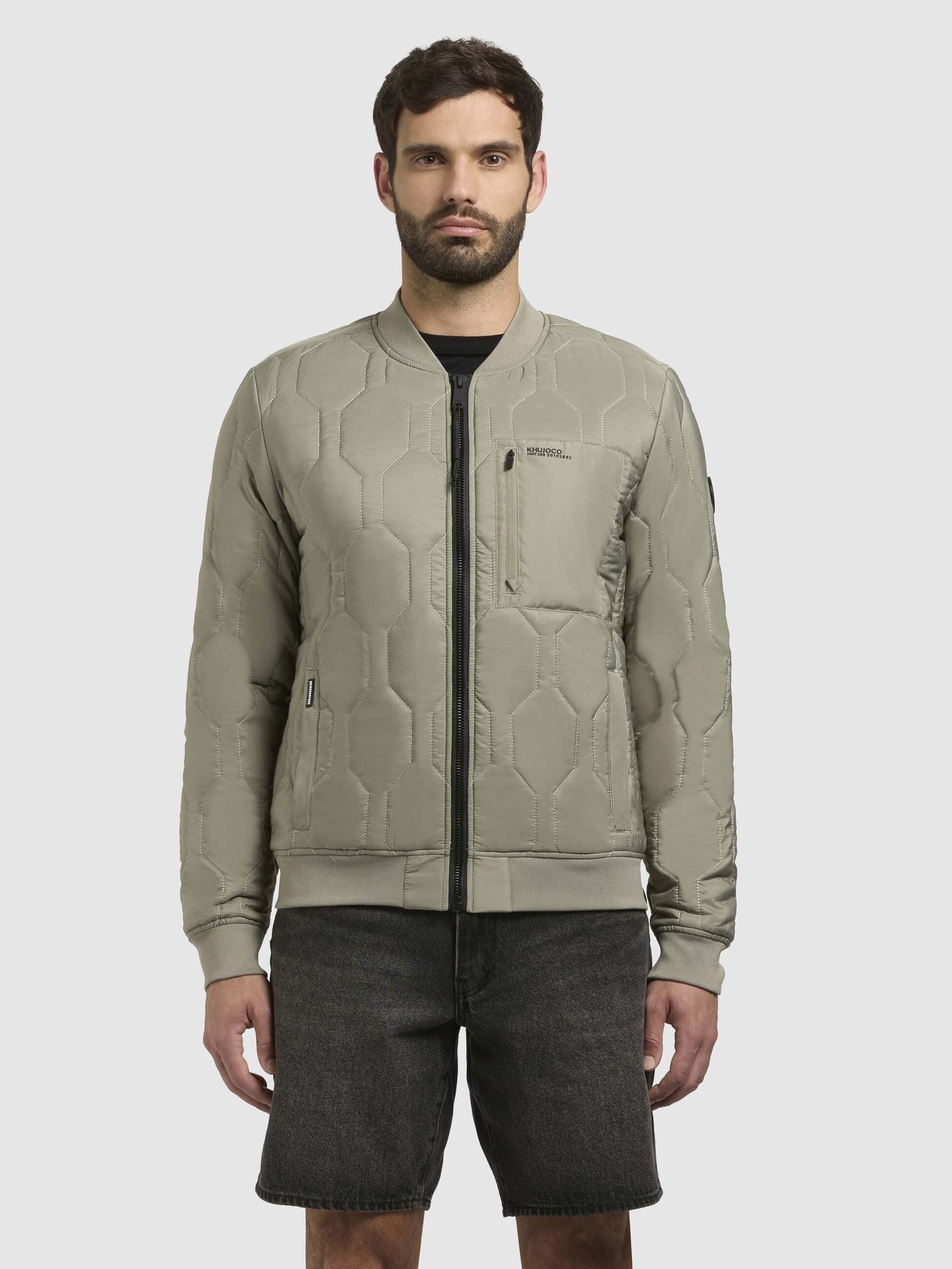 khujo-jacke-rason-graugr-n-steppjacke-h-ftlang-mit-brusttasche image 4