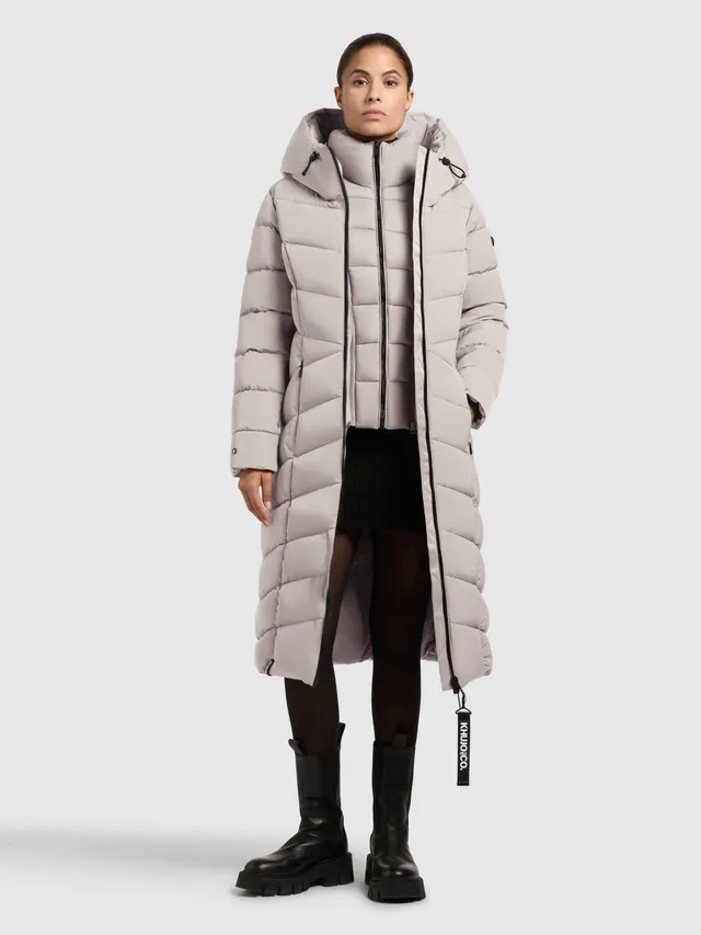 khujo-fiska-2in1-damen-steppmantel-dusty-beige-mit-herausnehmbarem-einsatz image 1