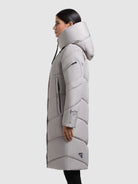 khujo-coat-jange2-matt-blizzard-grey-knielanger-damen-steppmantel image 5