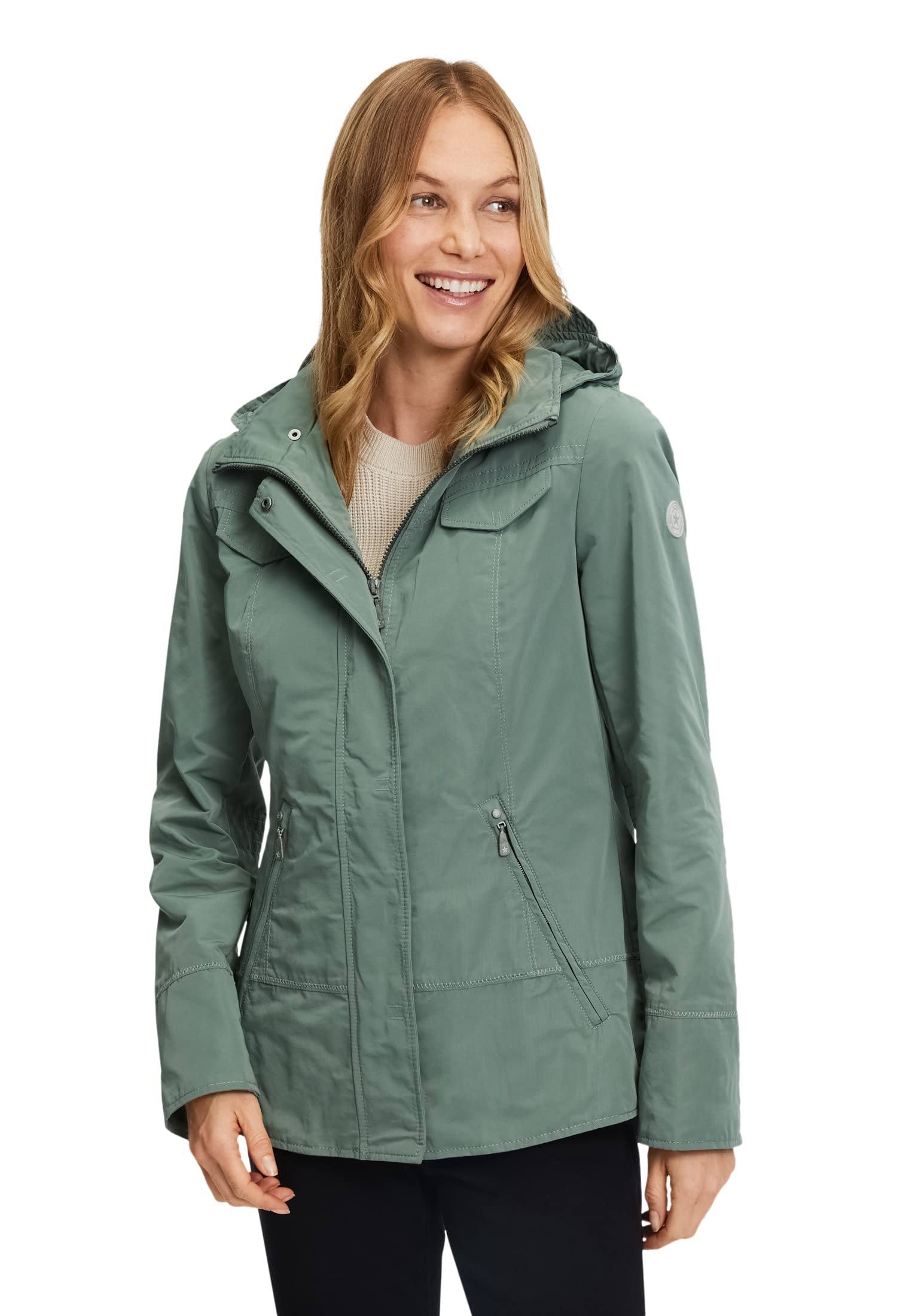 gil-bret-damen-jacke-dublin-sportive-steppjacke-mit-nieten-und-streifenfutter image 8