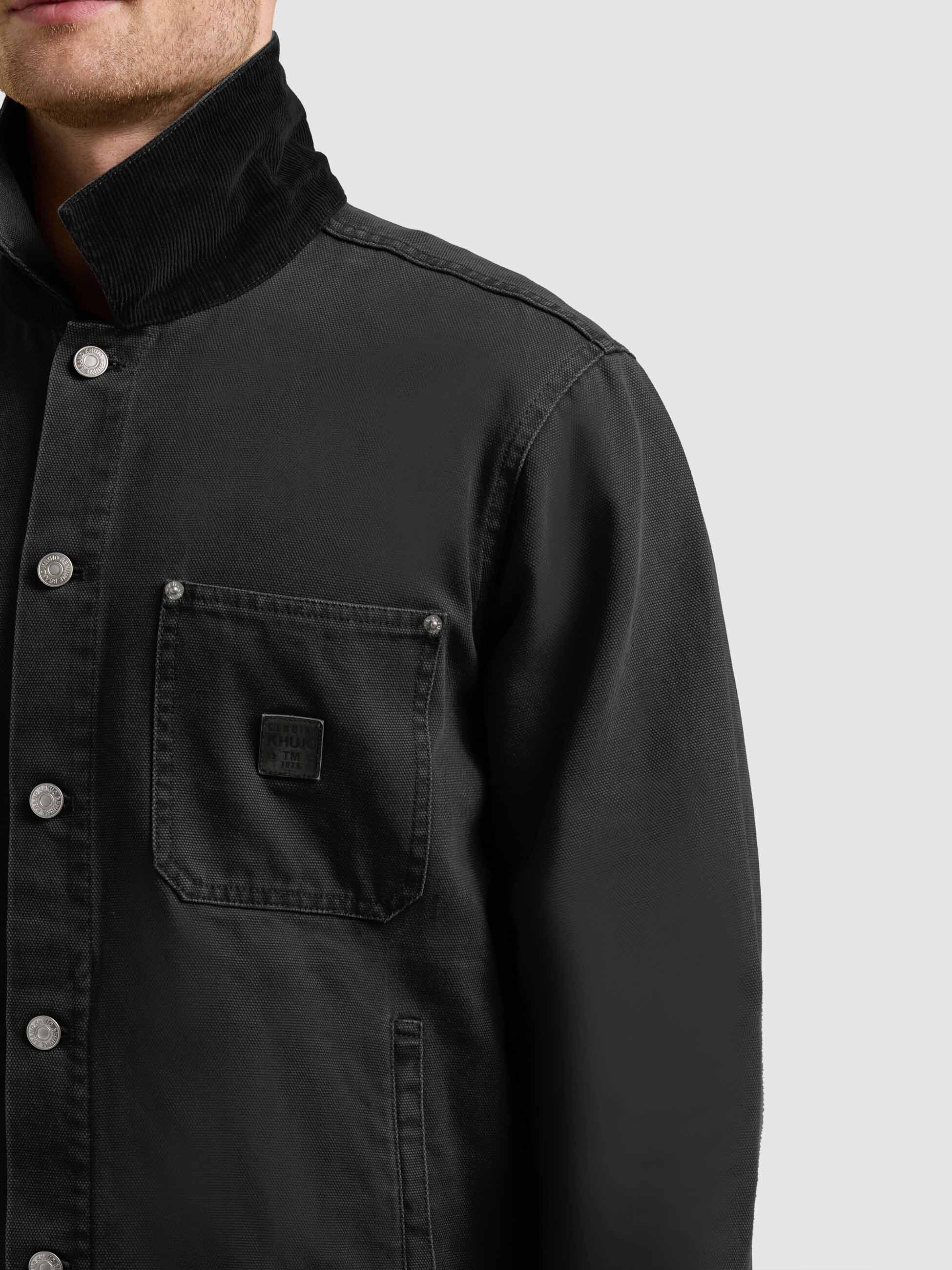 khujo-jacke-ronny-black-workwear-jacke-aus-baumwoll-canvas image 7