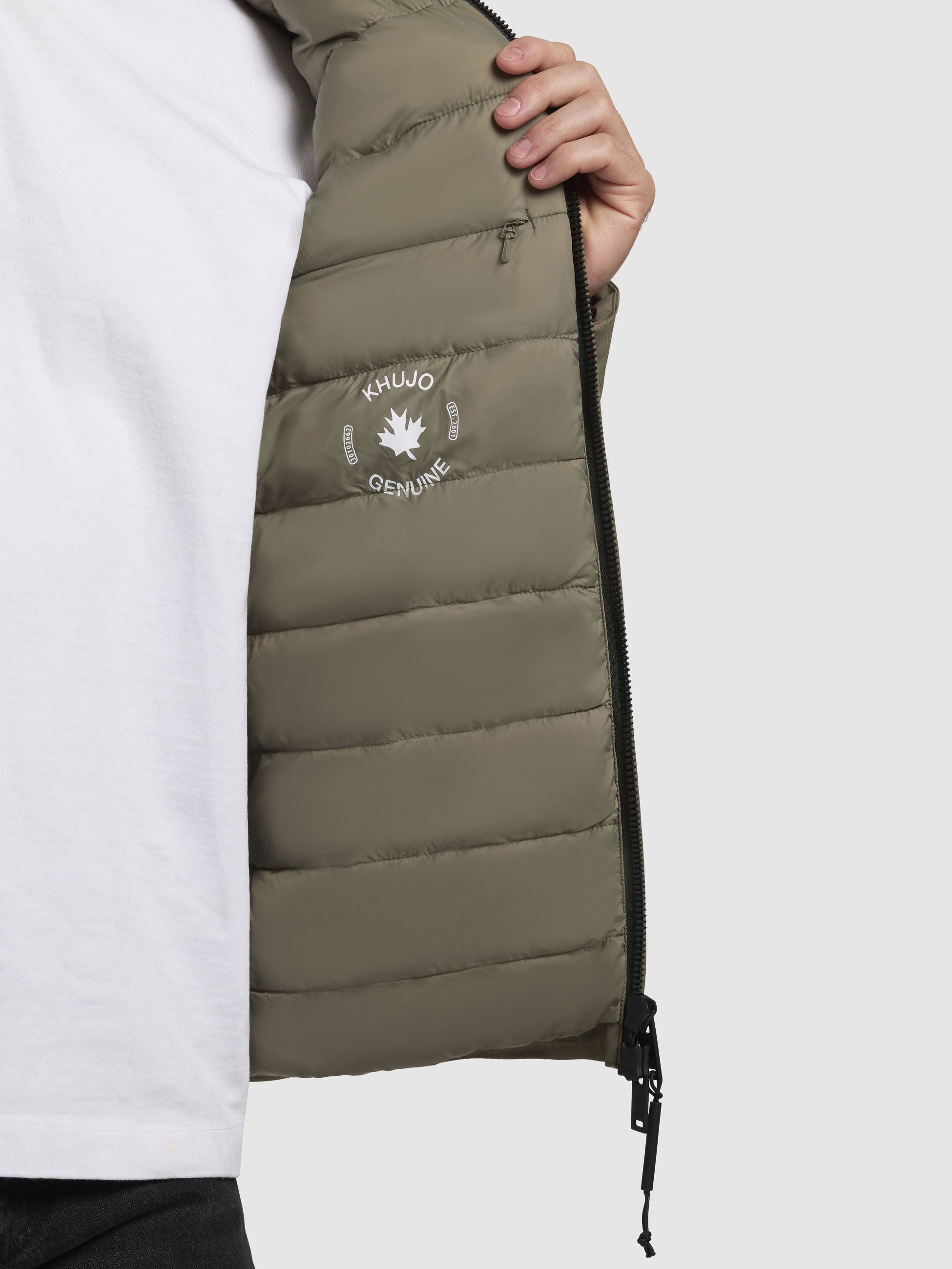 khujo-jacke-oke-oliv-blousonjacke-mit-stehkragen image 8