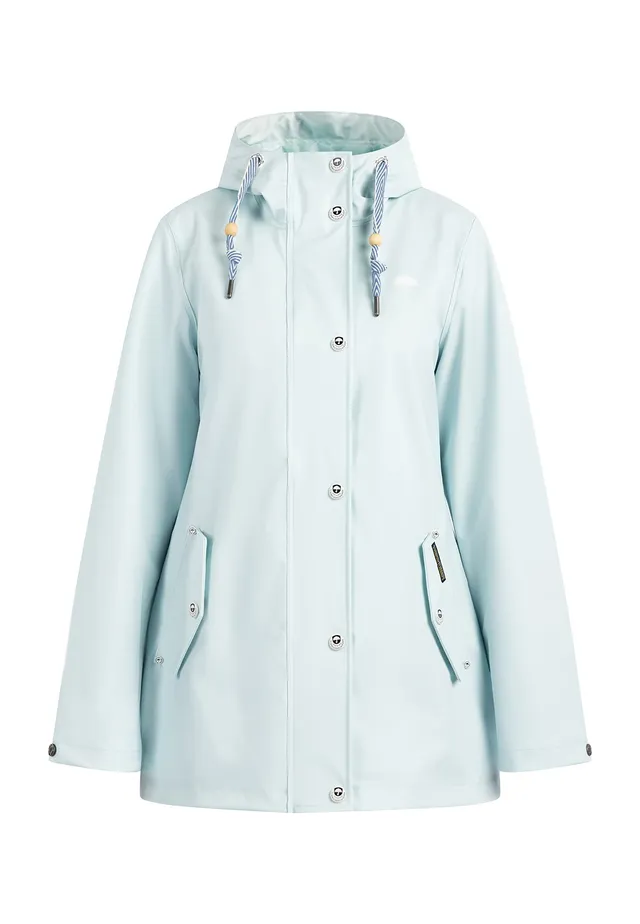 schmuddelwedda-damen-regenjacke-regenmantel-mit-leo-print image 1
