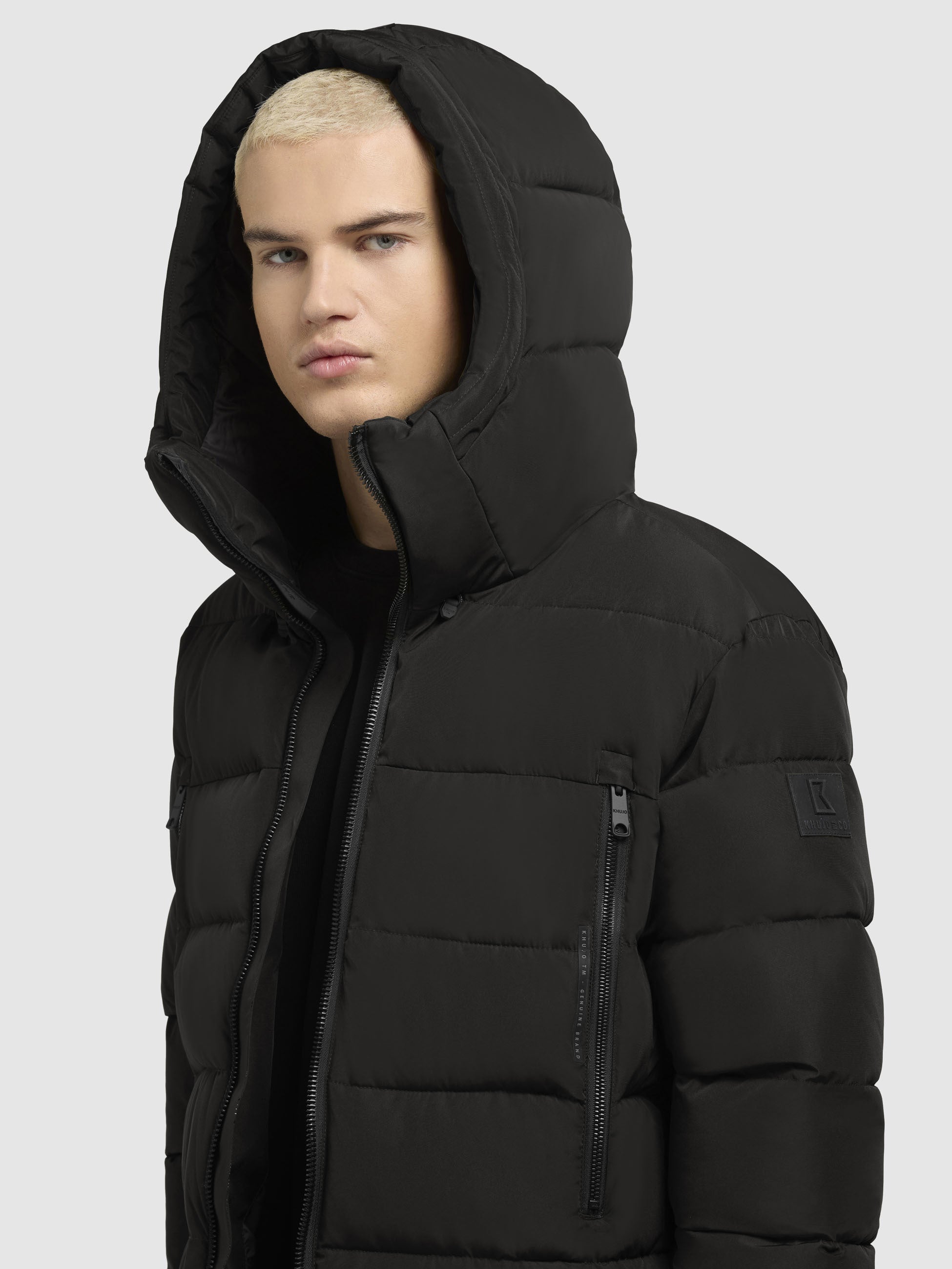 khujo-unker-damen-parka-dunkelgrau-loose-fit image 7