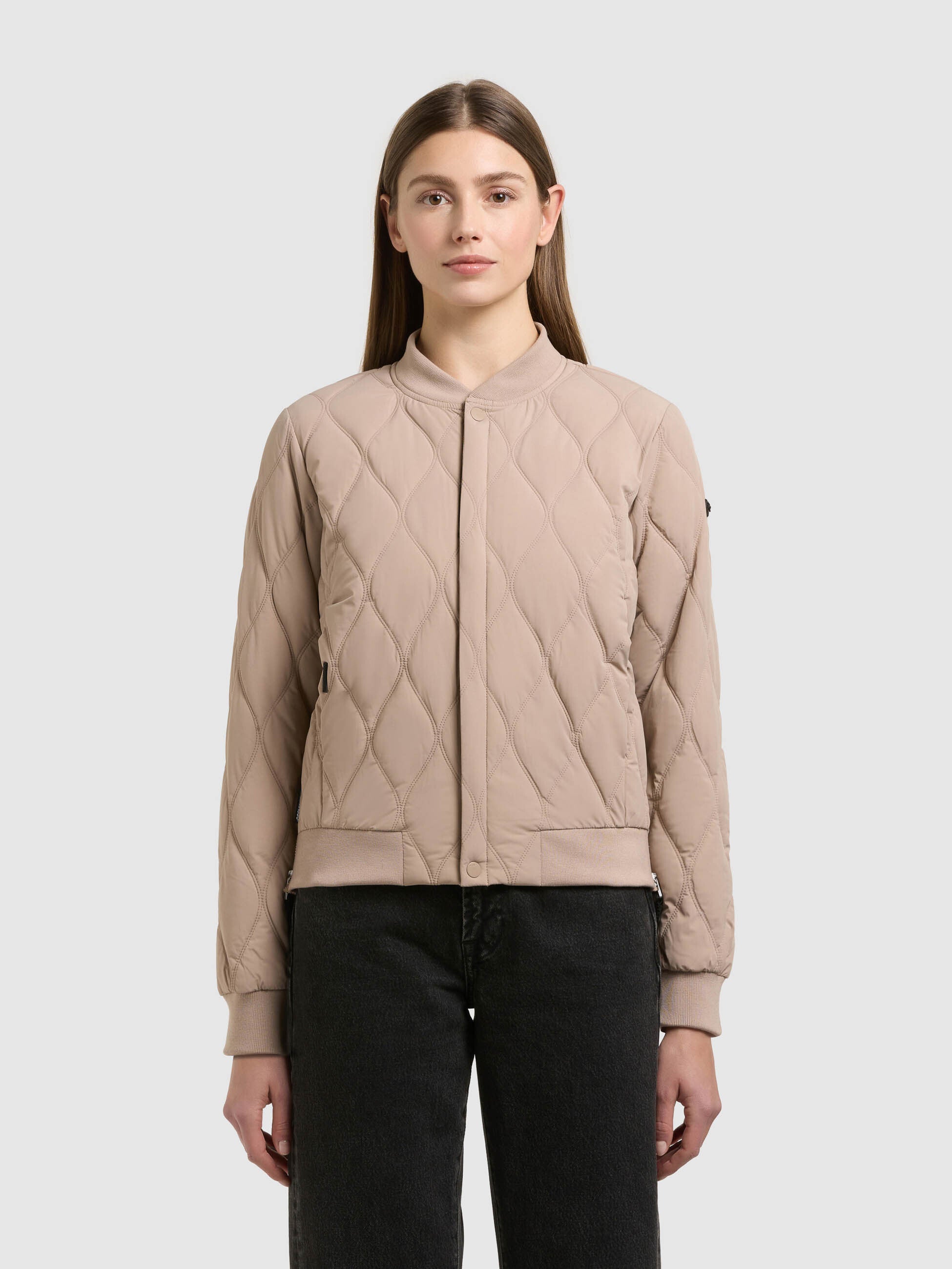 khujo-jacke-feen2-latte-beige-damen-steppjacke-regular-fit image 4