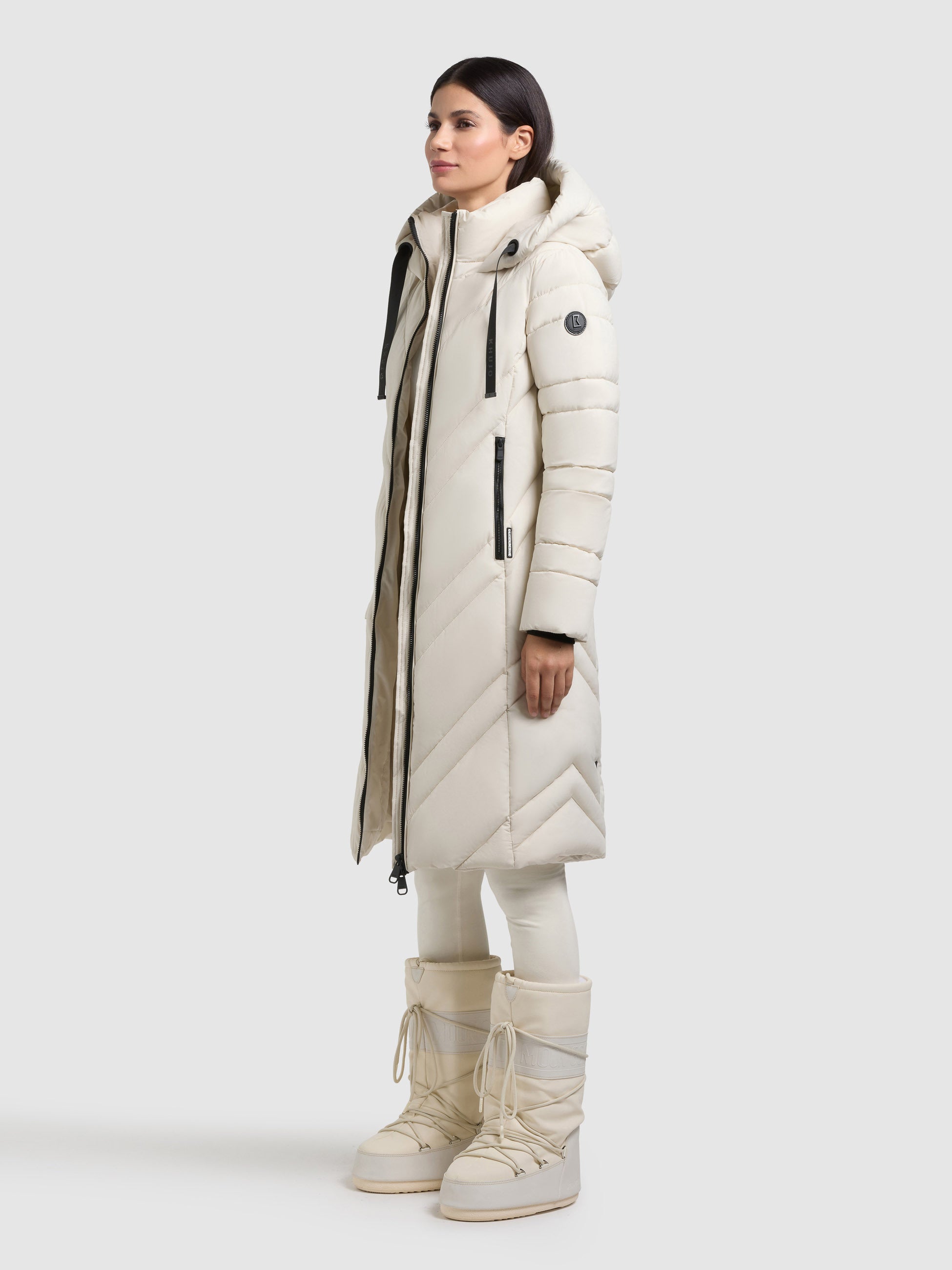 khujo-bibb-damen-steppmantel-cotton-cream-knielang image 2