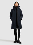 khujo-mantel-nellen2-port-blue-wintermantel-damen-loose-fit image 2