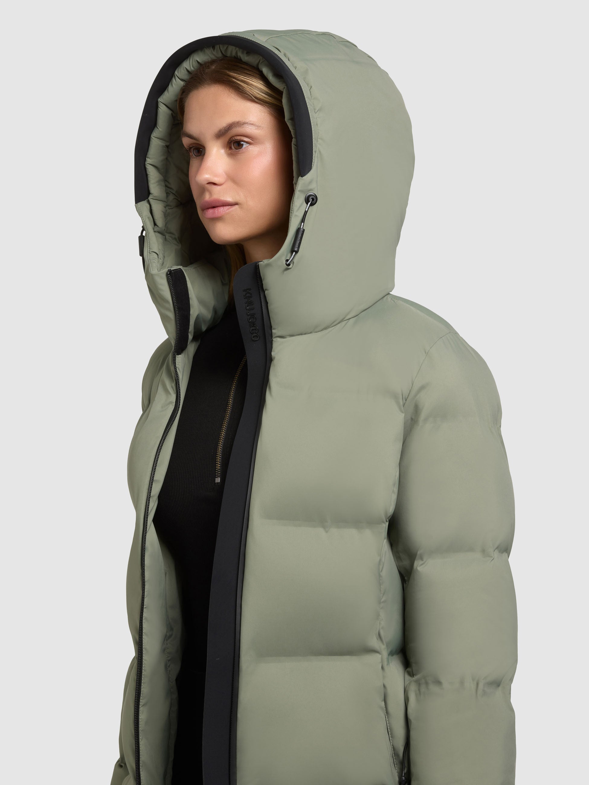 khujo-tanare3-damen-jacke-muted-green-wattierte-winter-steppjacke image 7