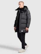 khujo-coat-morse-dark-gray-warm-wattierter-damen-steppmantel image 2