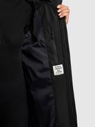 khujo-coat-soulani4-black-damen-steppmantel-wadenlang image 8