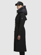 khujo-elena-trenchcoat-damen-black-mit-stepp-einsatz image 5