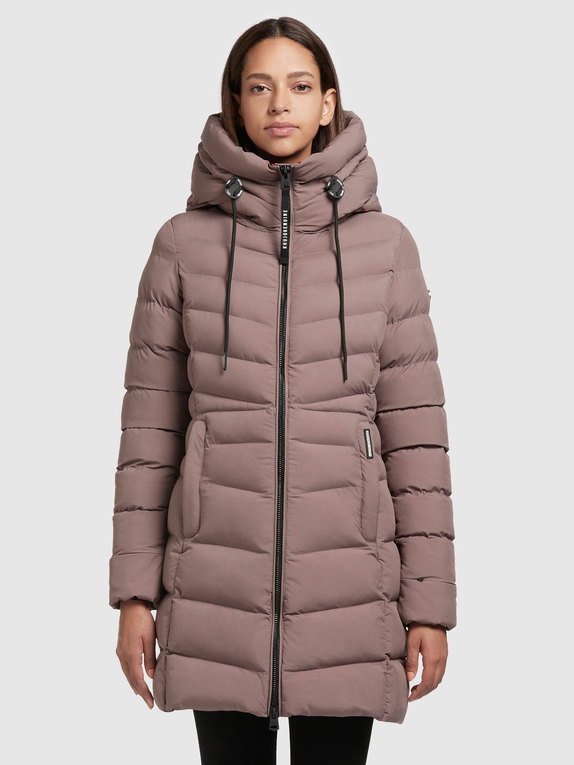 khujo-jacke-tuhani2-matt-altrosa-steppjacke-leicht image 2