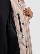 khujo-coat-sonje5-damen-steppmantel-light-beige-wadenlang image 8