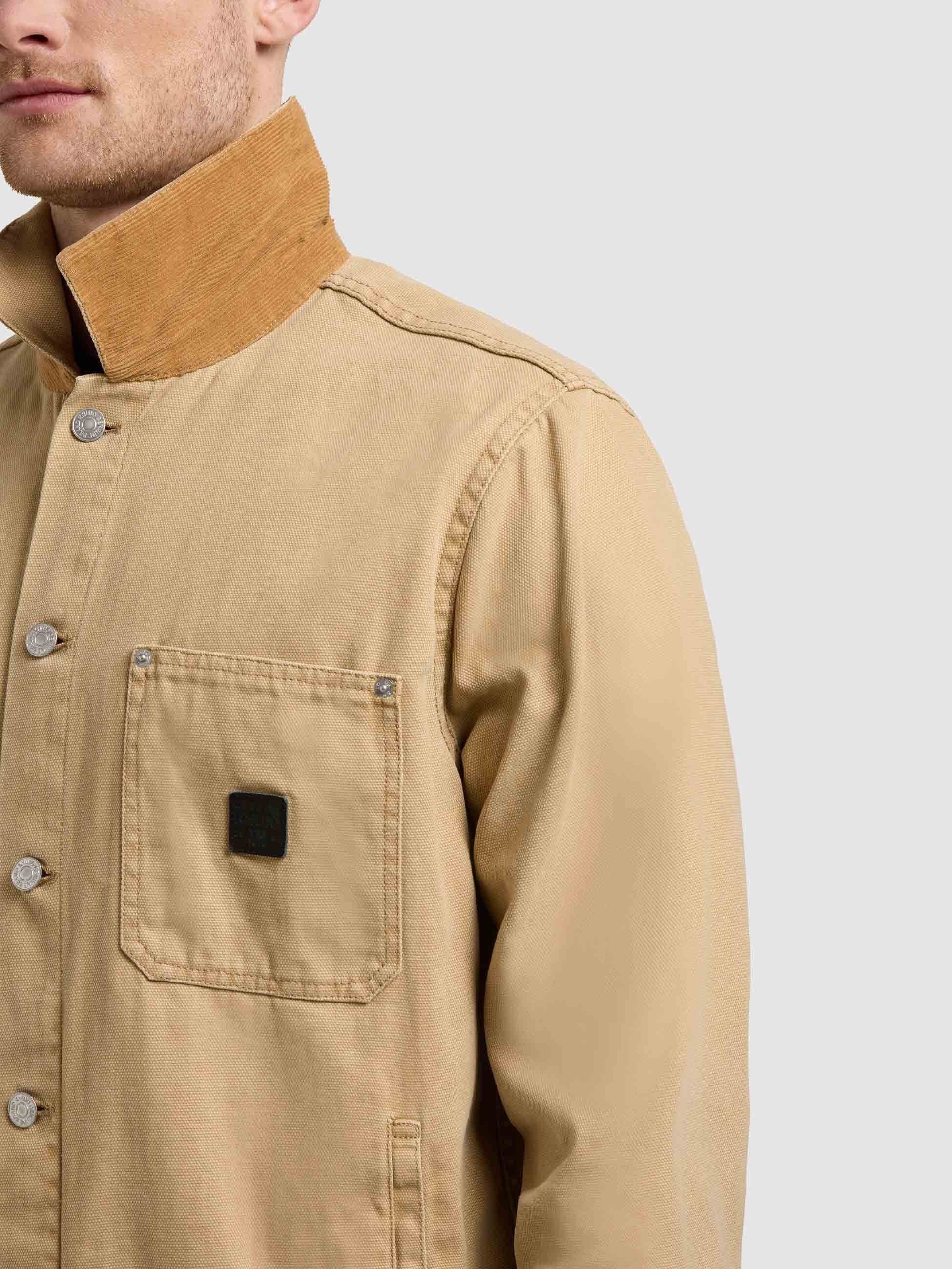 khujo-jacke-ronny-camel-workwear-jacke-aus-baumwoll-canvas-regular-fit image 7