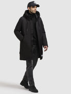 khujo-anth-damen-parka-mantel-black image 2