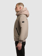 khujo-jacke-clemat-greige-bomberjacke-damen-mit-abnehmbarer-wattierung image 5