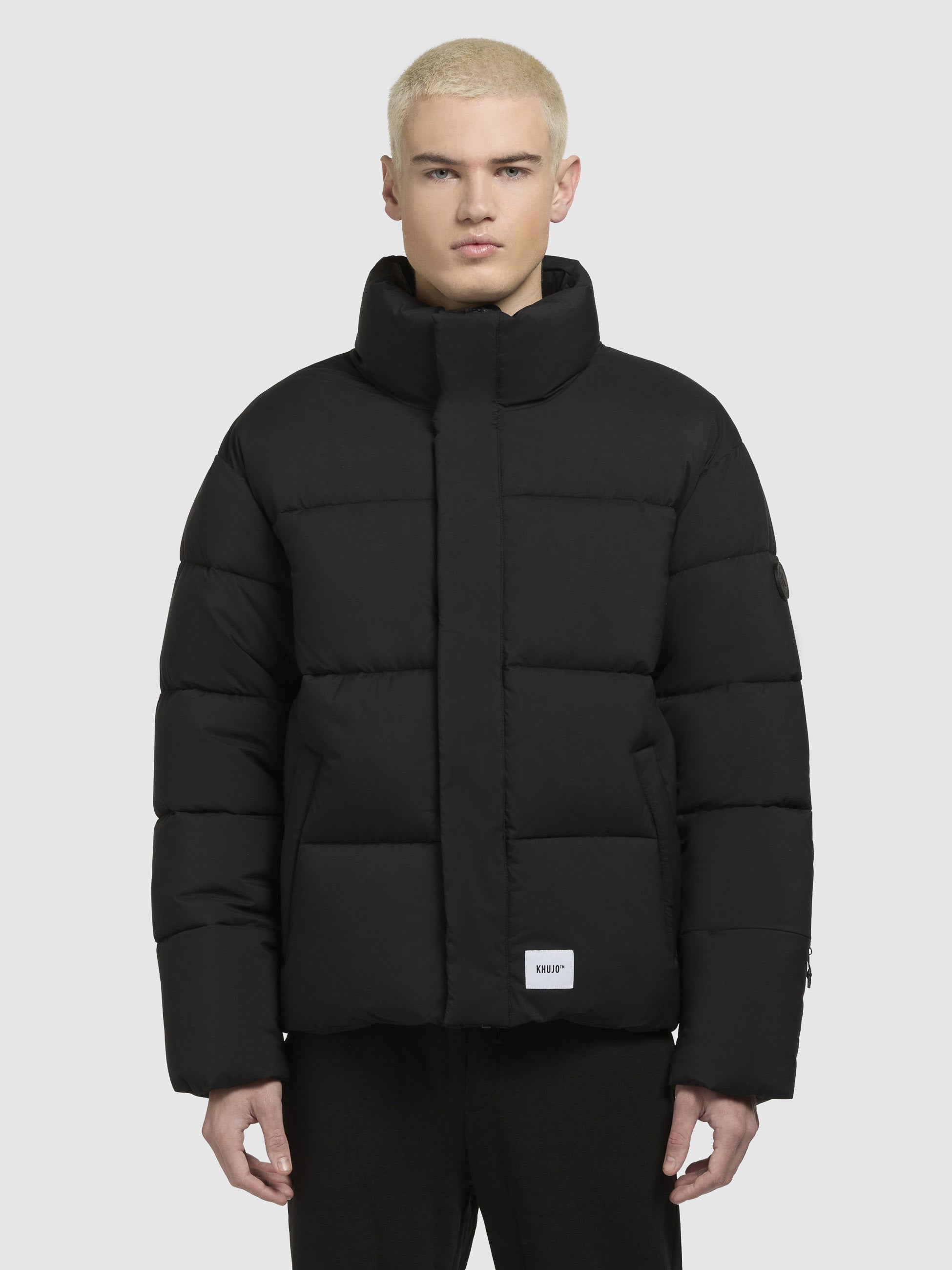 khujo-jacke-dungh-matt-schwarz-steppjacke image 4