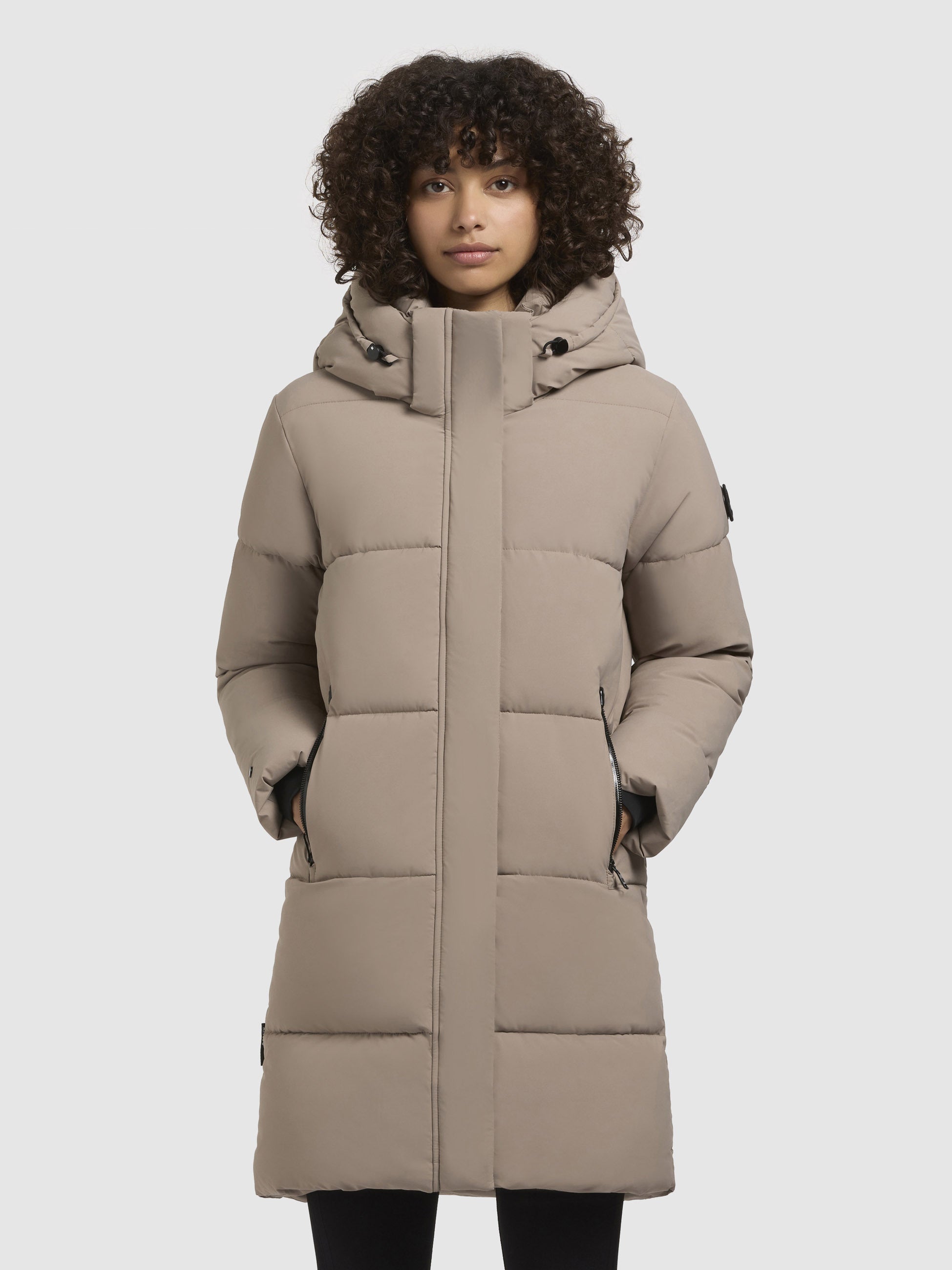 khujo-jacke-haya-matt-graubeige image 4