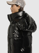 khujo-jacke-devina-shiny-damen-steppjacke-dunkelgrau image 8