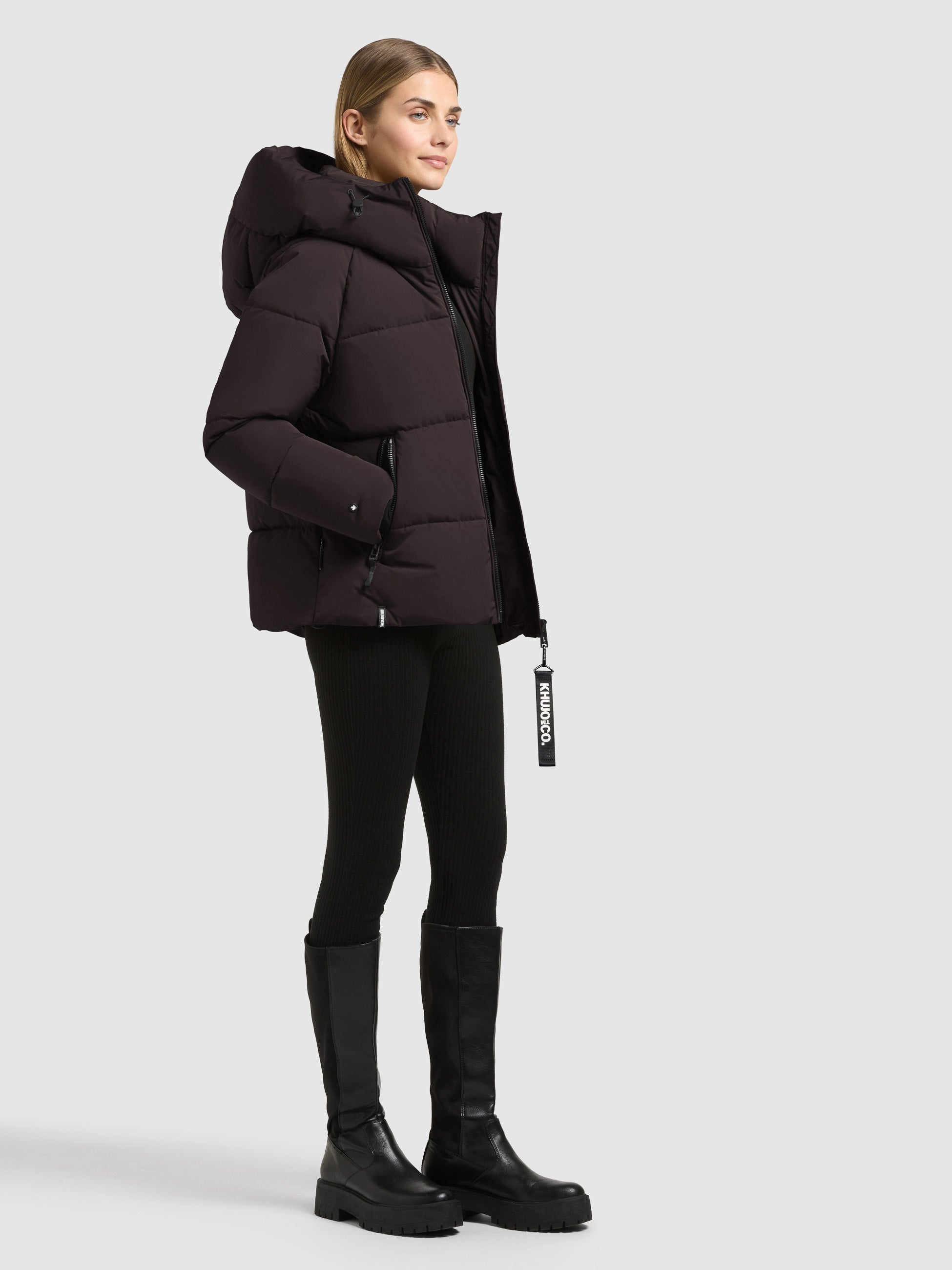 khujo-jacke-ono2-moody-plum-damen-winterjacke image 2