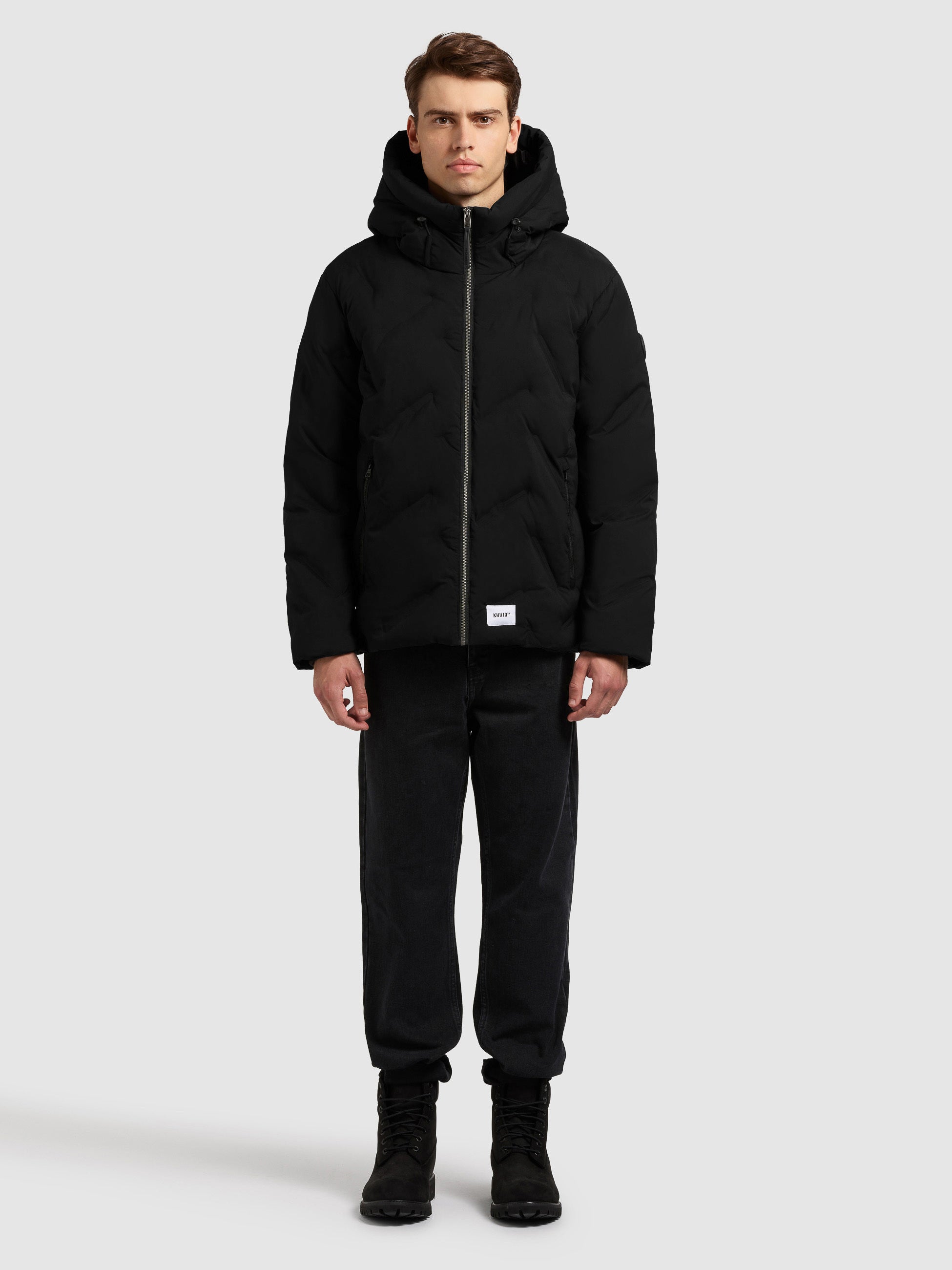 khujo-onert-damen-steppjacke-black image 1