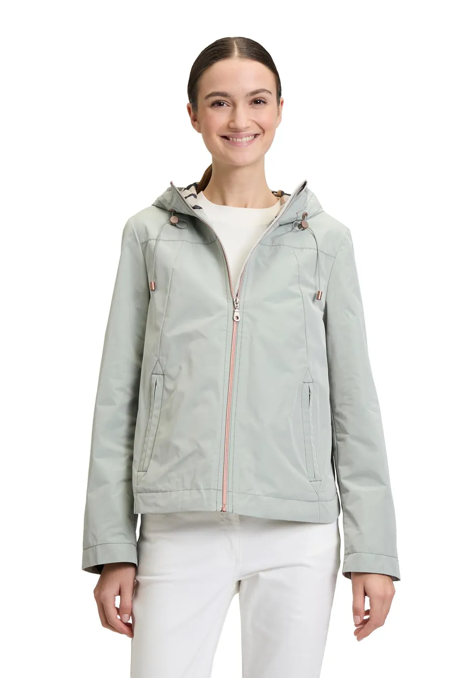 gil-bret-damen-sommerjacke-mit-kapuze-karo-futter image 1