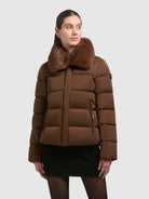 khujo-clia-damen-steppjacke-copper-brown image 4