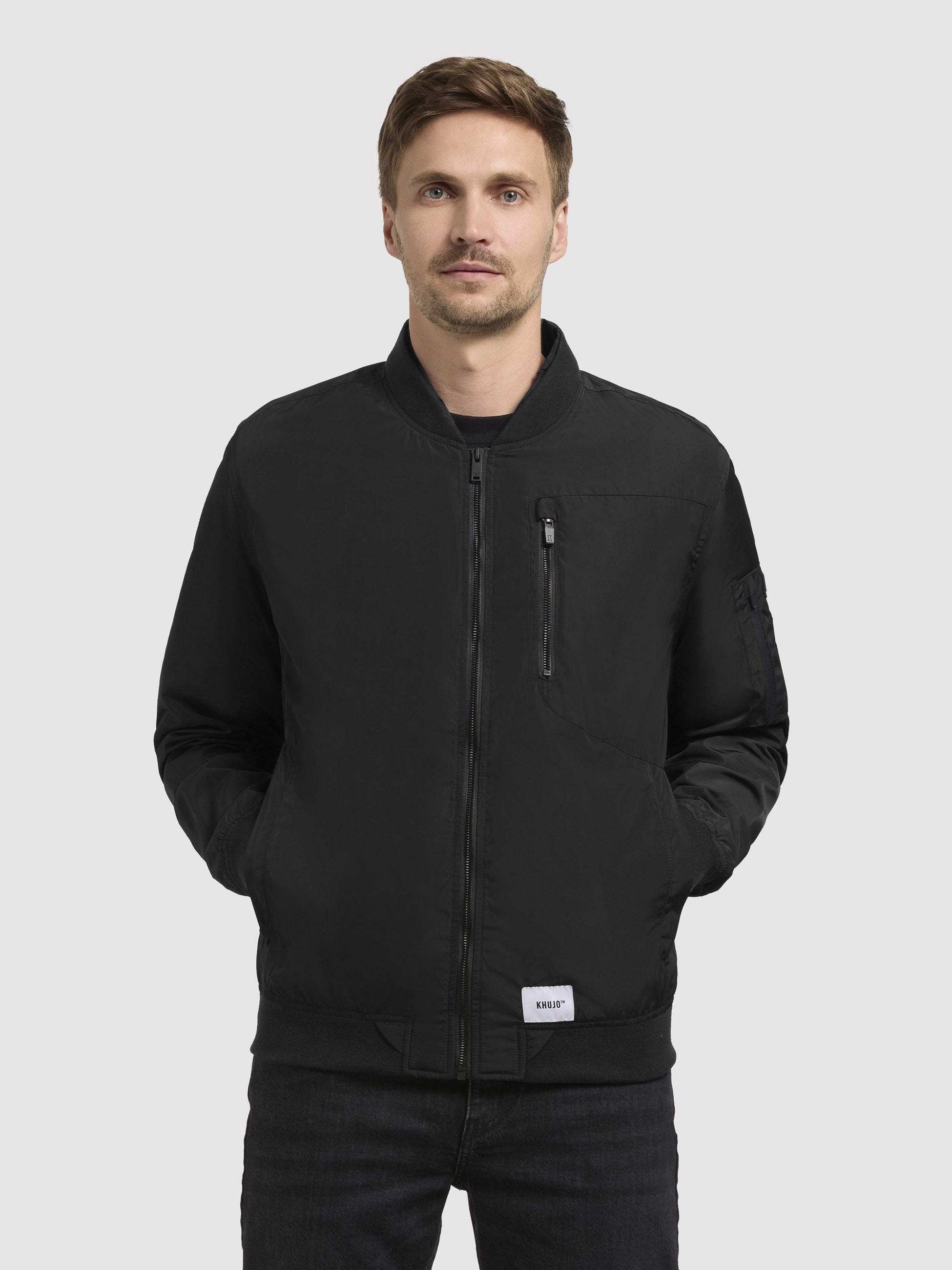 khujo-jacke-beki-schwarz-damen-bomberjacke image 4
