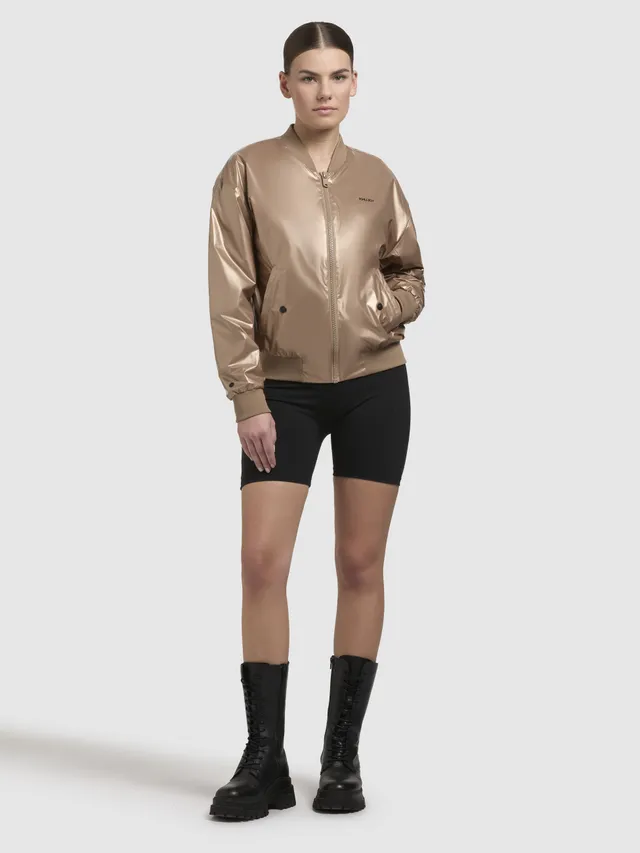 khujo-aneo-damen-bomberjacke-gold image 1