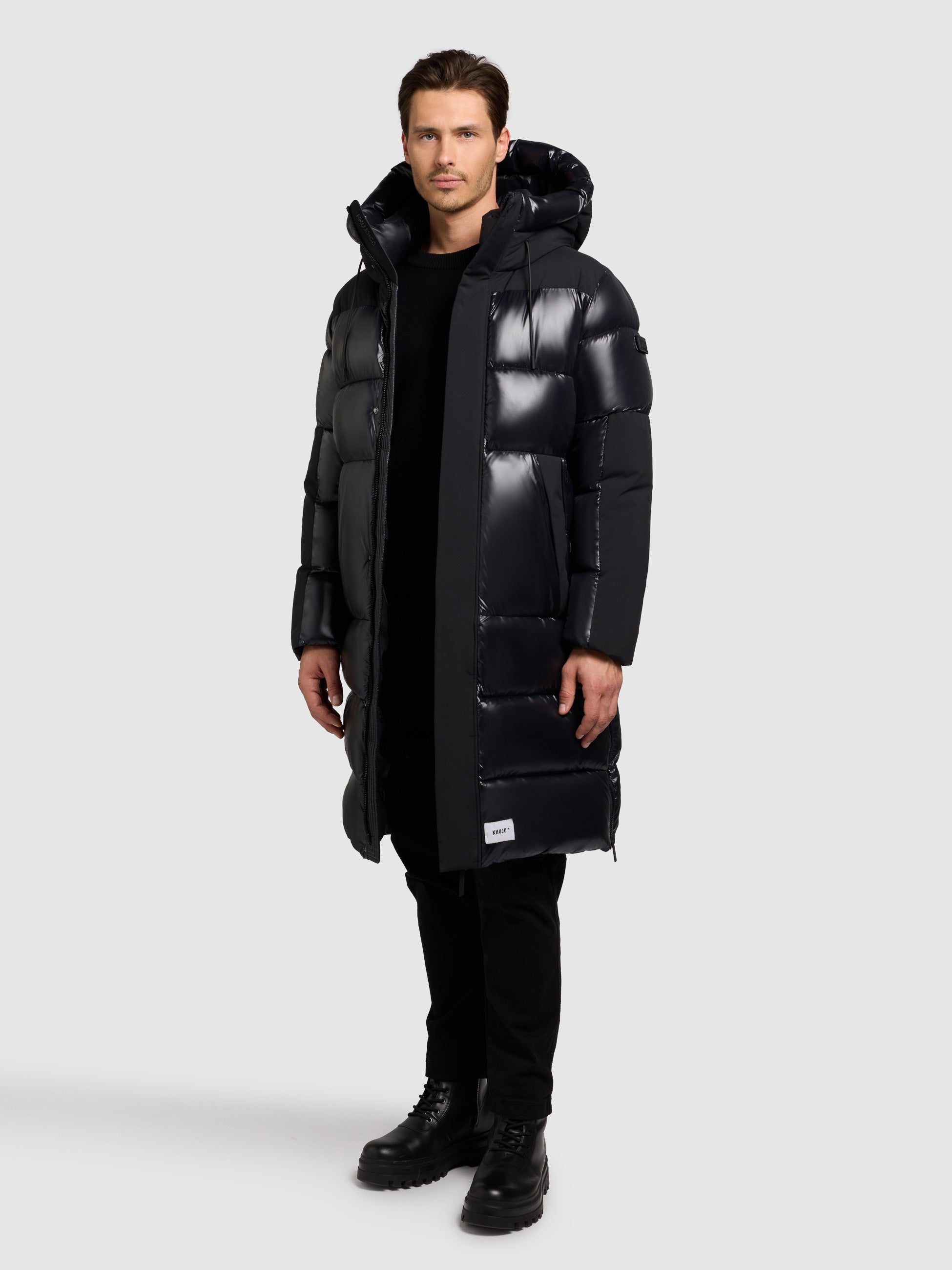 khujo-mantel-ogir-black-gl-nzender-steppmantel-im-loose-fit image 2