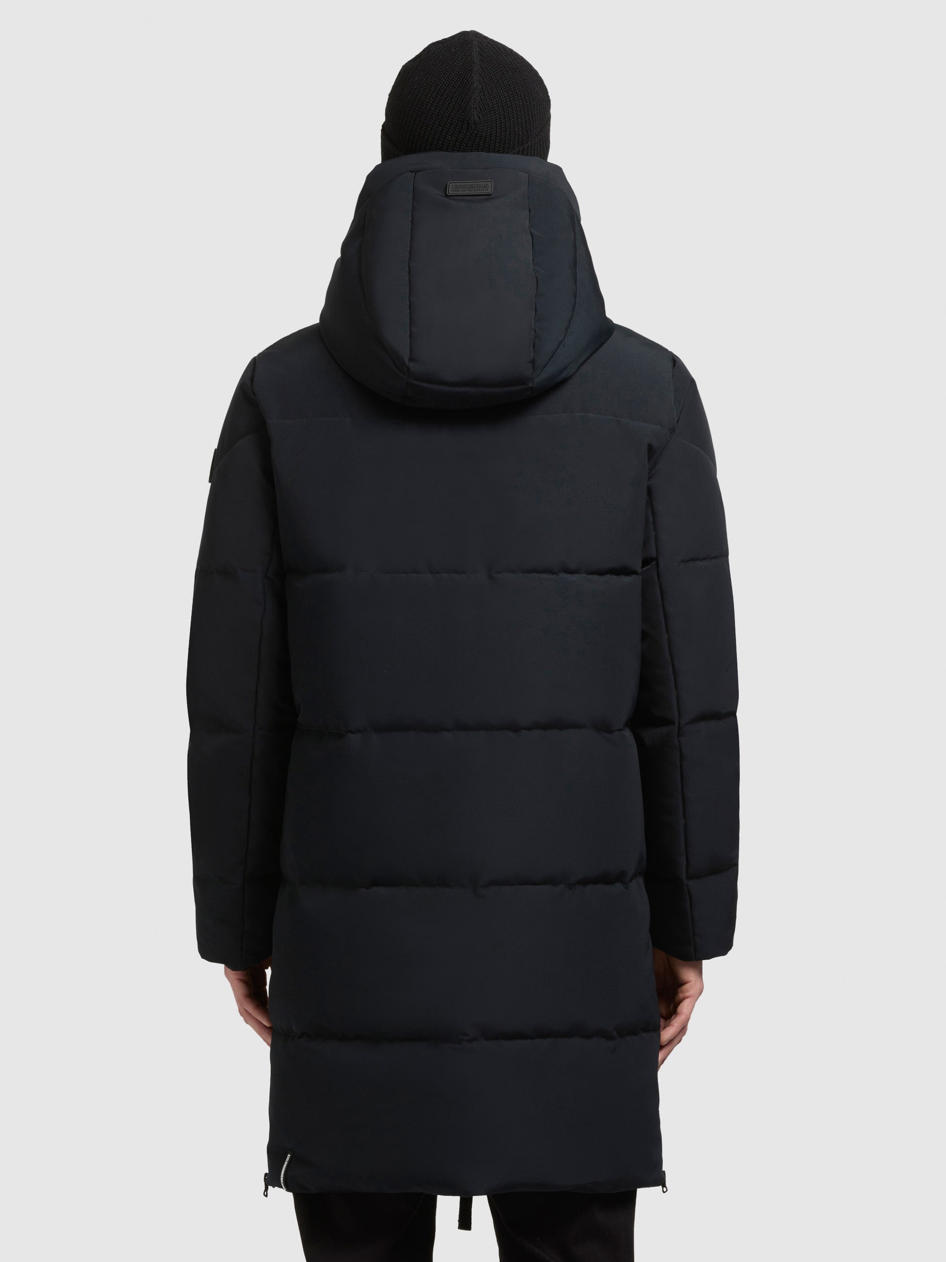 khujo-lear-steppmantel-port-blue-loose-fit-mit-kapuze image 3