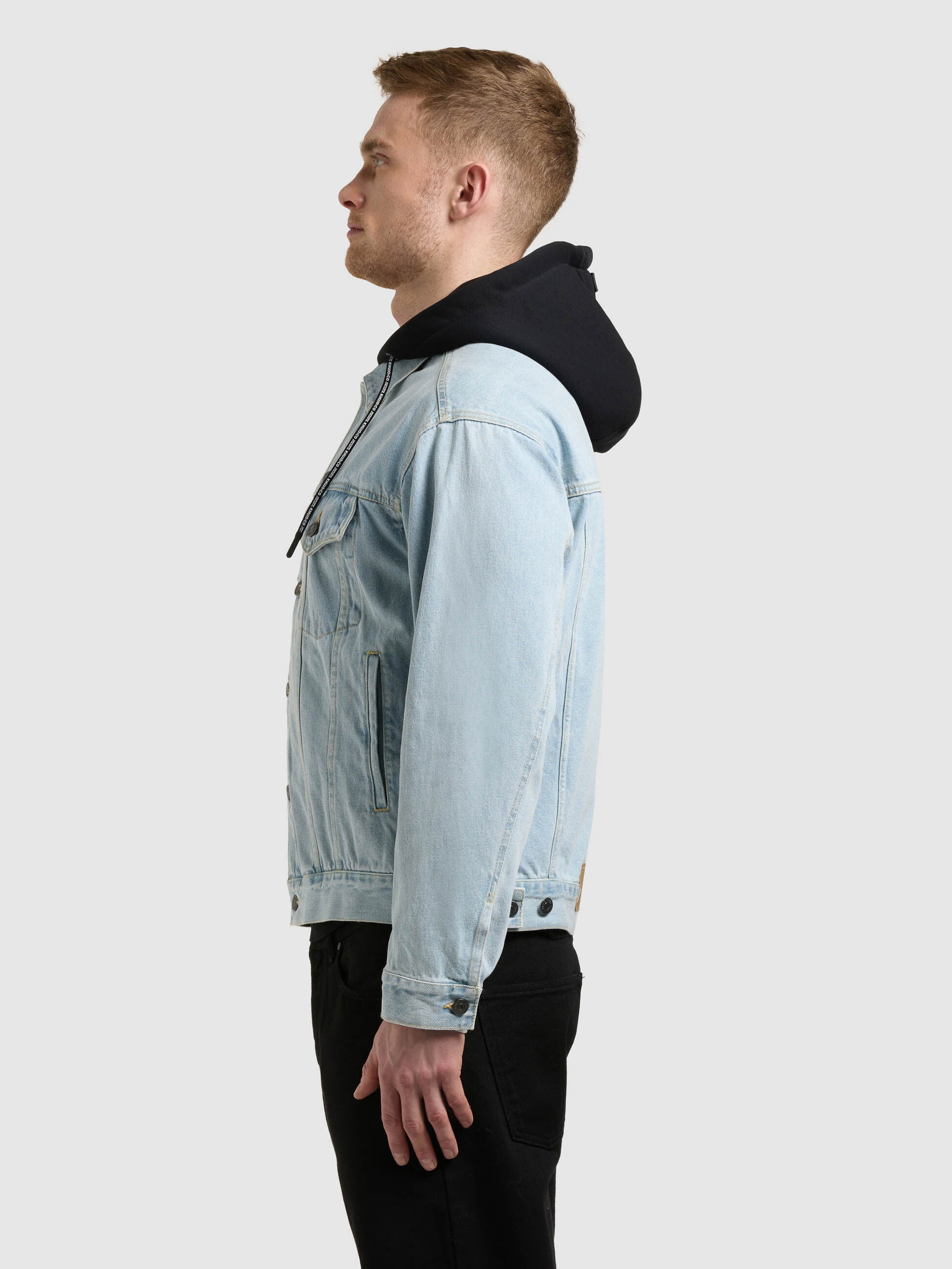 khujo-jacke-jokin-light-blue-jeansjacke-aus-baumwoll-denim-mit-kapuze image 5