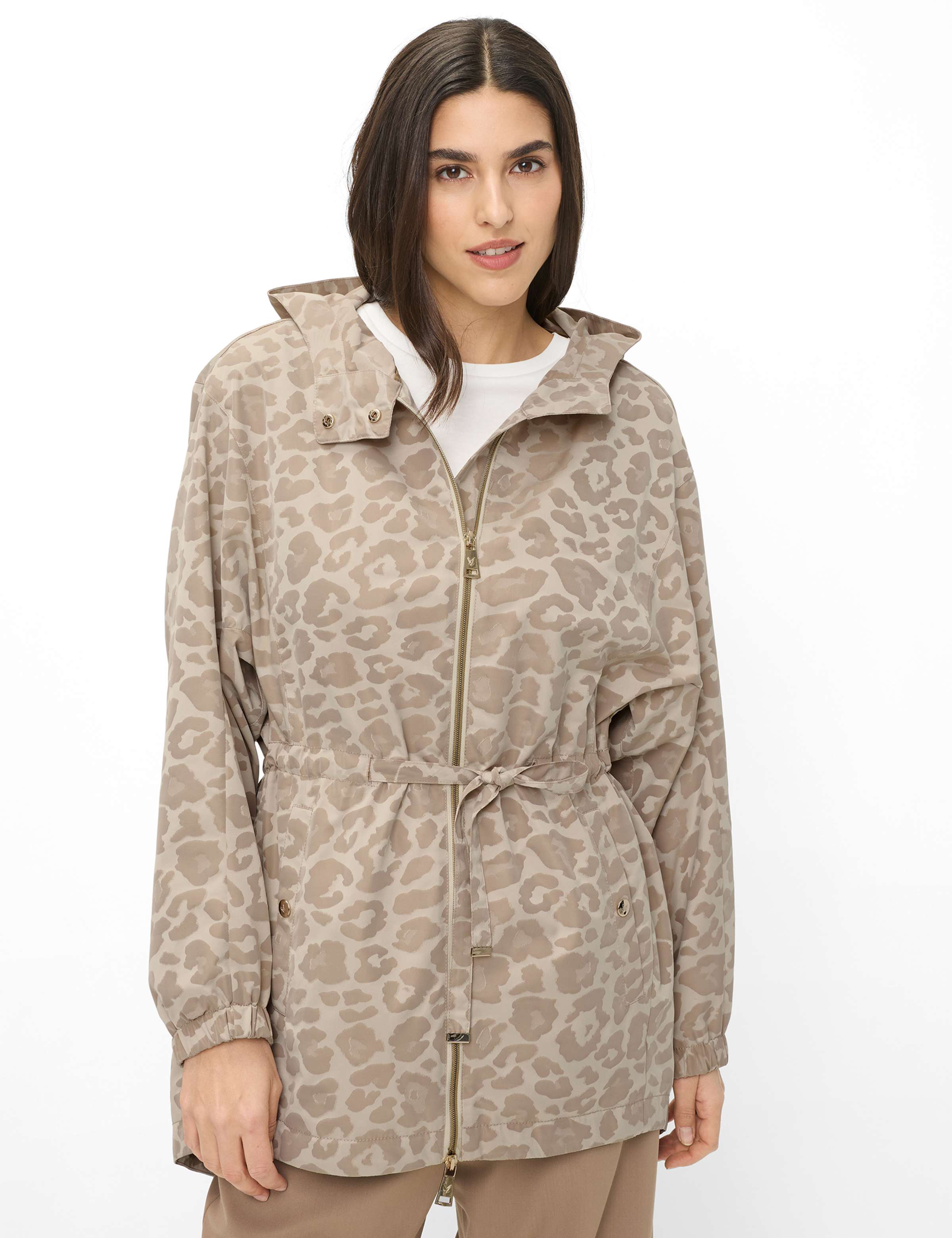 fuchs-schmitt-damen-kurzmantel-arezzo-mit-leo-print-und-kapuze image 8