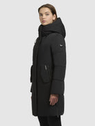 khujo-mantel-leane-schwarz-wattierter-winterparka-mit-kapuze image 5