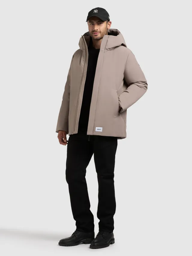 khujo-etian-damen-jacke-mit-kapuze-greige image 1