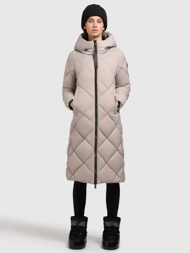 khujo-coat-salia-light-beige-wadenlanger-steppmantel-damen-wattiert image 1