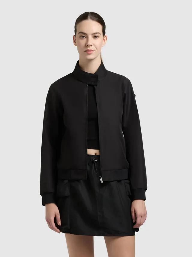 khujo-jacke-liesel-black-damen-blouson-stehkragen image 1