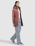 khujo-jacket-etele-rust-red-damen-steppjacke-slim-mit-abnehmbarer-kapuze image 6