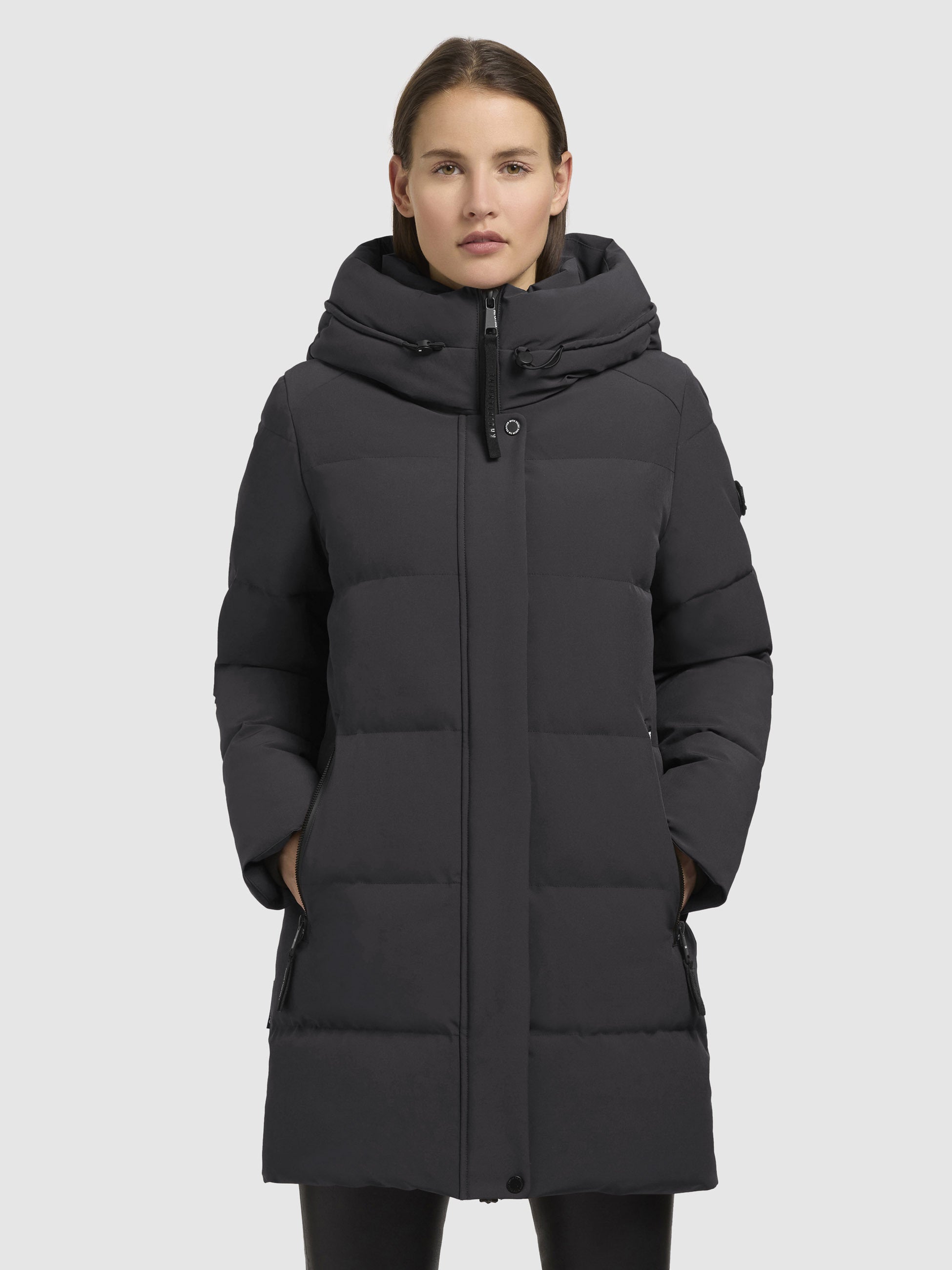 khujo-mantel-lola-dunkelgrau-wattierter-stepp-kurzmantel-damen-regular-fit image 4
