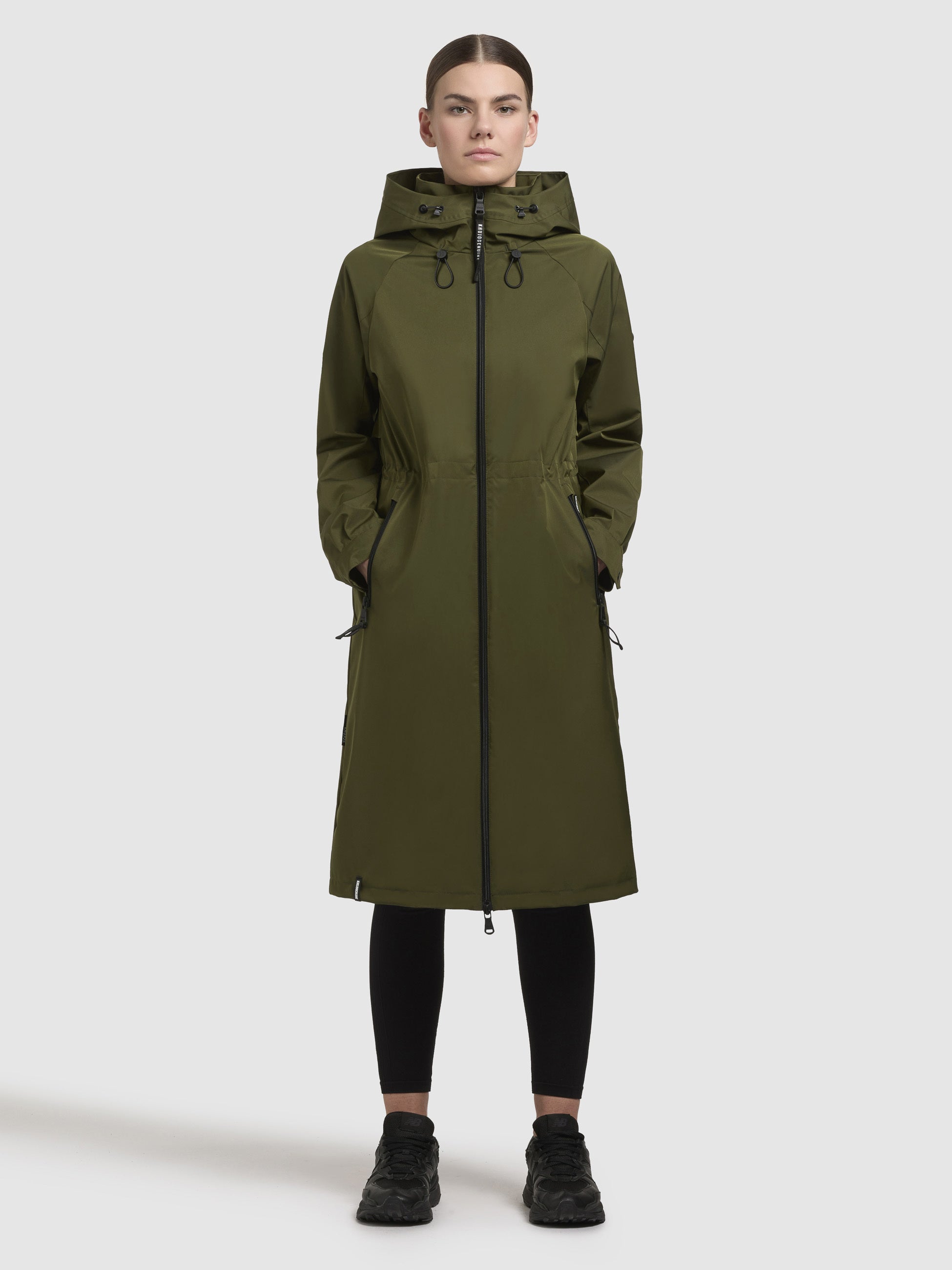 khujo-mantel-pinax-olivgr-n-knielanger-sommerparka-mit-kapuze-regular-fit image 2