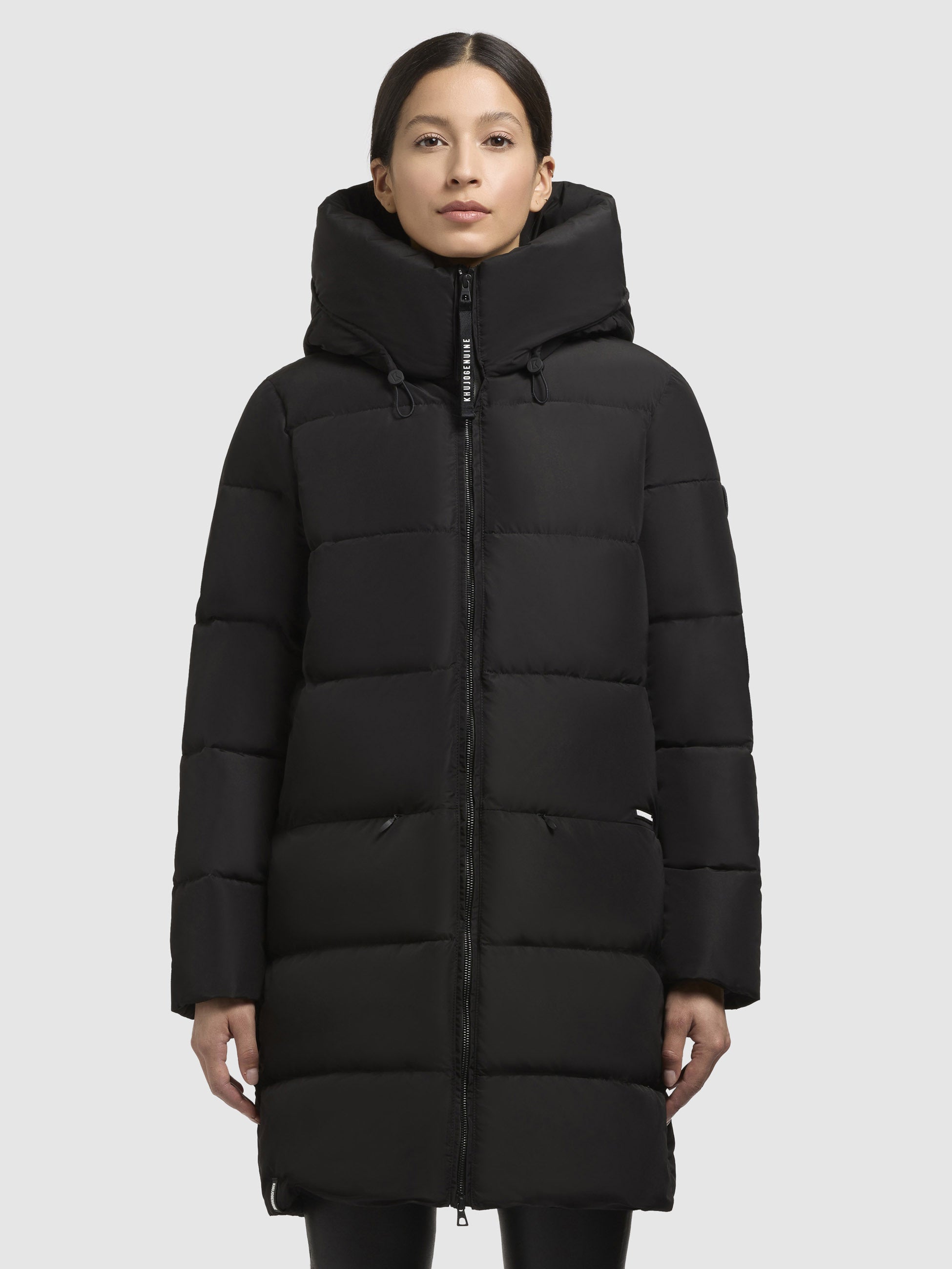 khujo-mantel-phia-schwarz-warmer-loose-fit-wintermantel-damen image 4