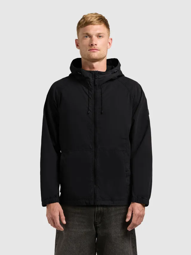 khujo-jacke-weru-black-black-blousonjacke-mit-kapuze image 1