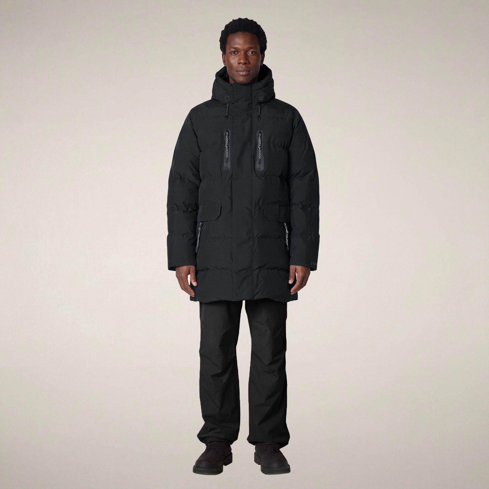 save-the-duck-everest-herren-parka-schwarz-pro-tech-winterparka image 1