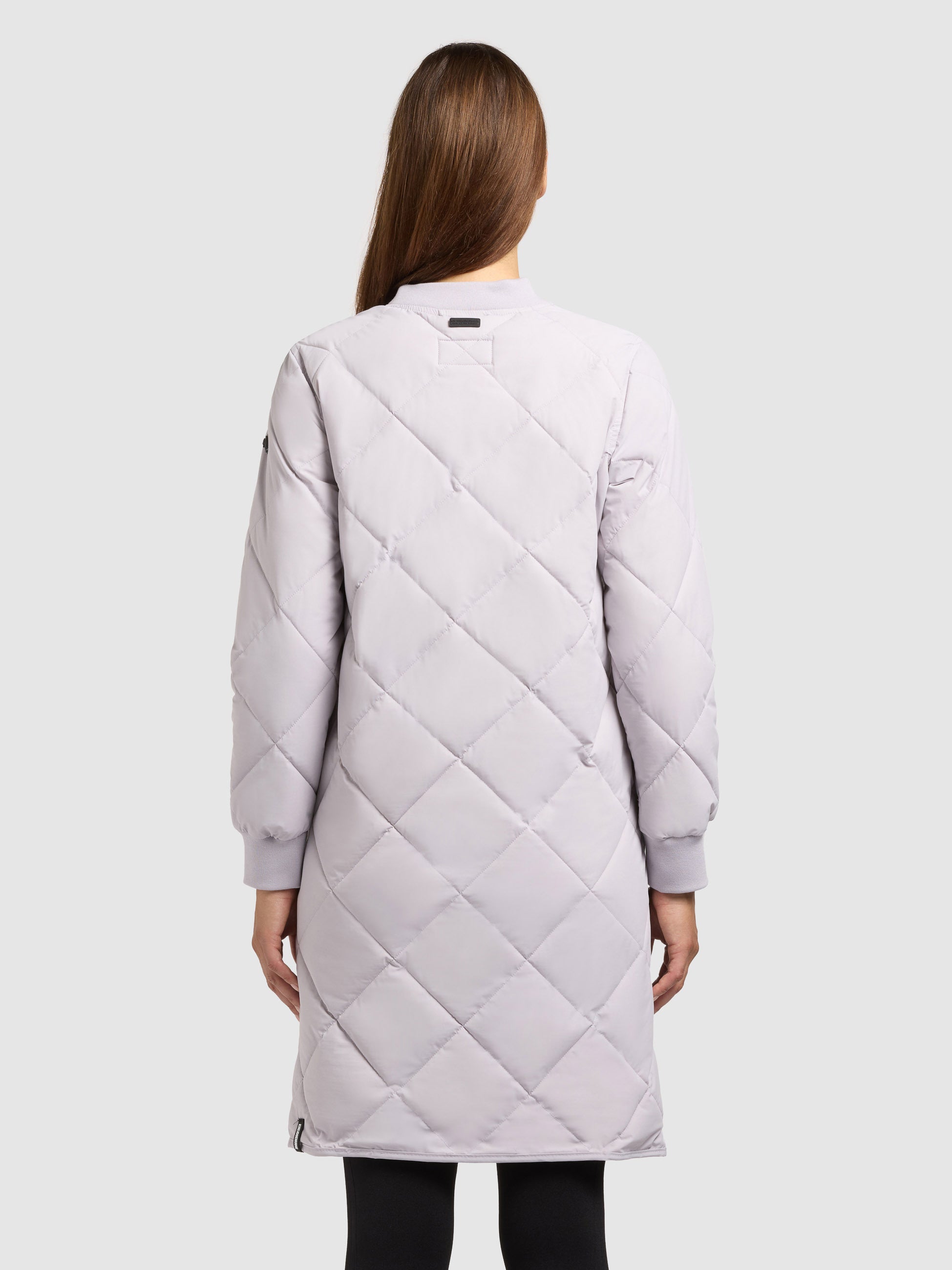 khujo-mantel-ymal2-raindrops-lilac-regular-fit-stepp-kurzmantel image 3