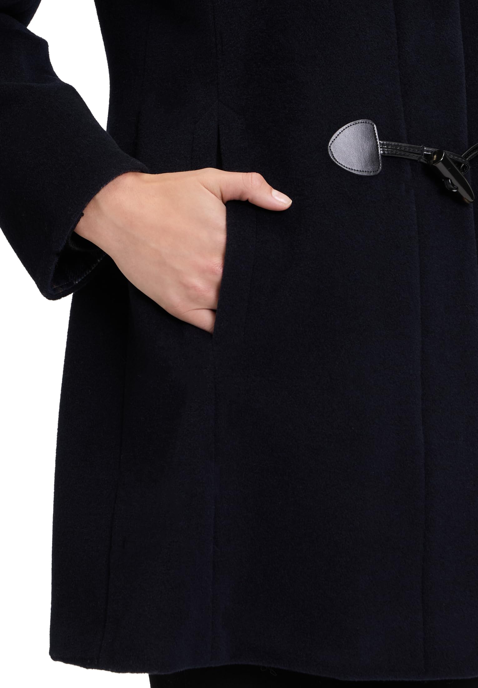 gil-bret-damen-dufflecoat-mit-kapuze-wollvelours-knebelverschluss image 6