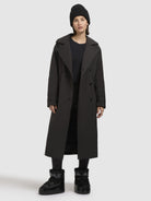 khujo-mantel-elena-damen-trenchcoat-dunkelgrau-knielang-mit-g-rtel image 6