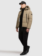 khujo-jacket-gaston-damen-steppjacke-in-lichen-beige-wattiert image 2