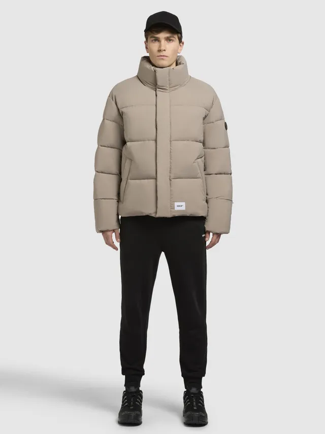 khujo-dungh-matt-steppjacke-graubeige-h-ftlang-loose-fit image 1