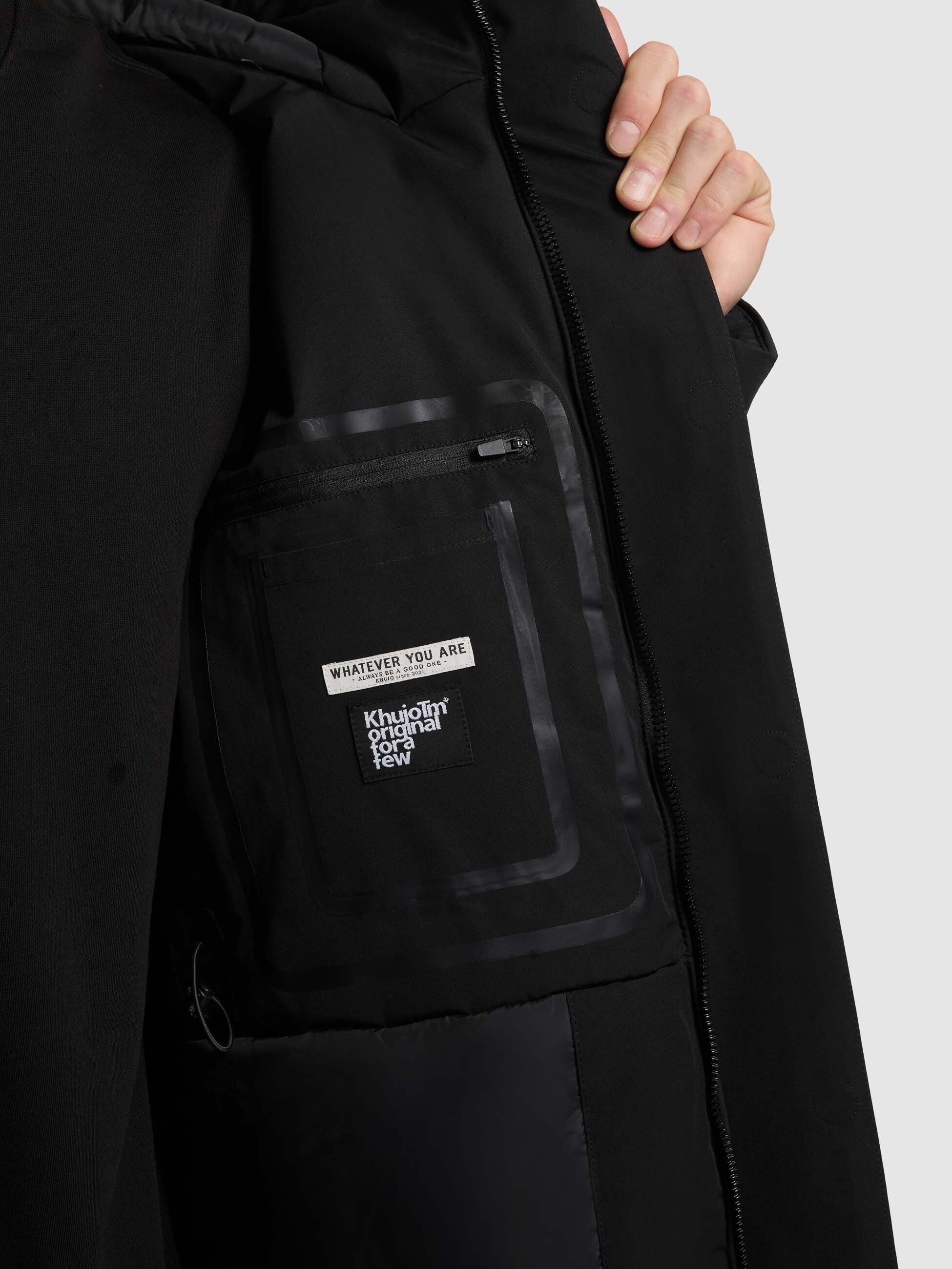 khujo-hiro-damen-kurzmantel-black-wintermantel-mit-kapuze image 8