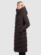 khujo-coat-stoane2-moody-plum-wadenlanger-damen-steppmantel-tailliert image 5